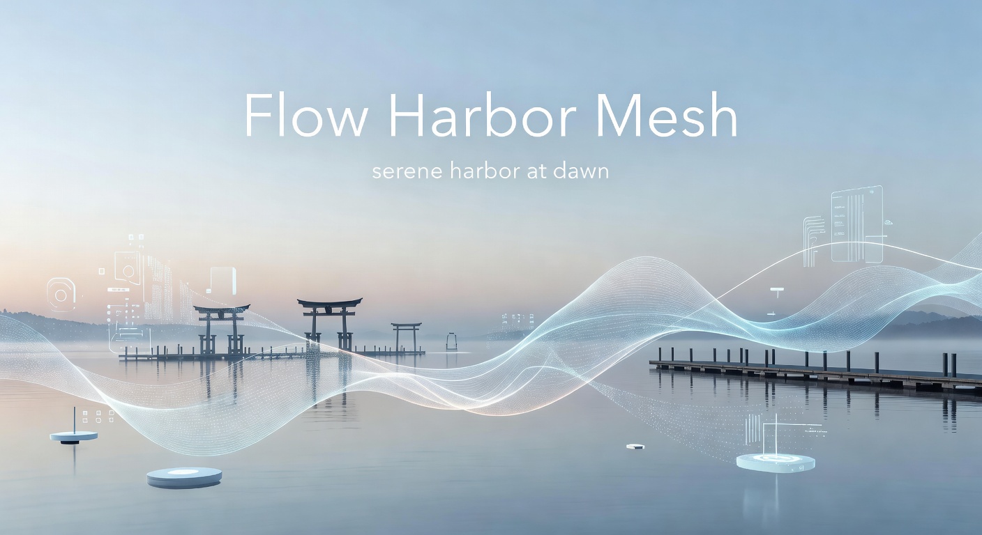 Flow Harbor Mesh ヒーローバナー